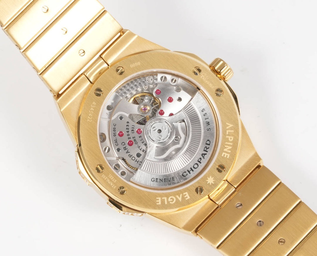 Chopard Alpine Eagle Frozen in Ethical Gold – Fully Diamond-Set with Blue Sapphires