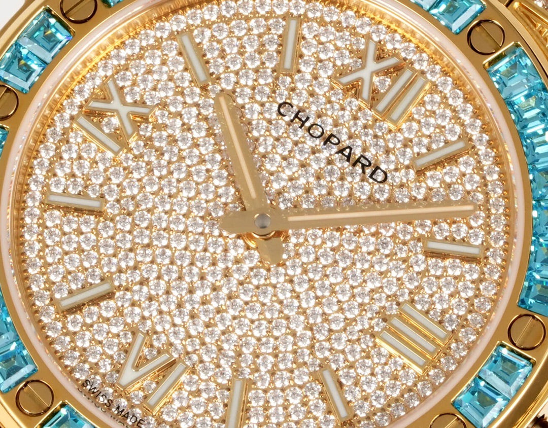 Chopard Alpine Eagle Frozen in Ethical Gold – Fully Diamond-Set with Blue Sapphires