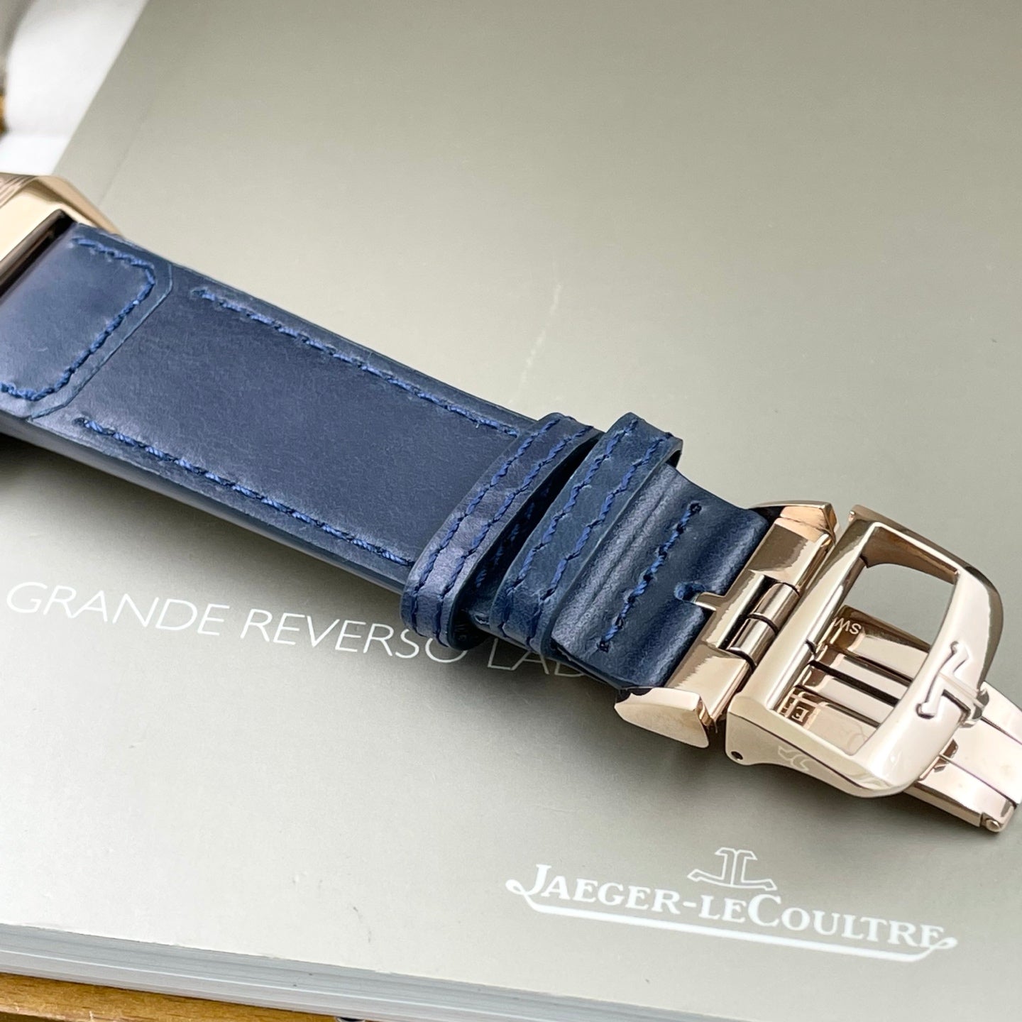 Jaeger-LeCoultre Reverso Tribute Duoface Casa Fagliano – Pink Gold, Blue Dial, Limited Edition