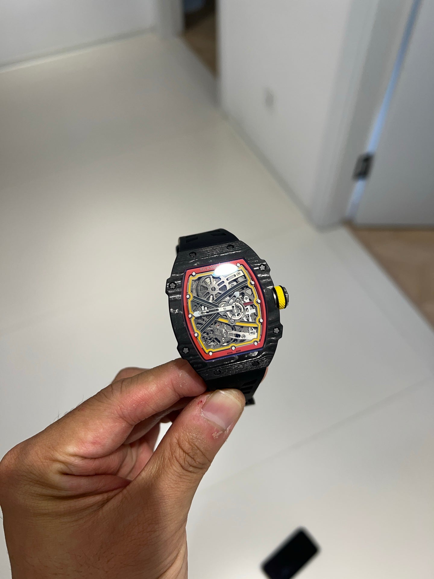 Richard Mille RM 67-02 Alexander Zverev Extra Flat in Carbon TPT & Quartz TPT