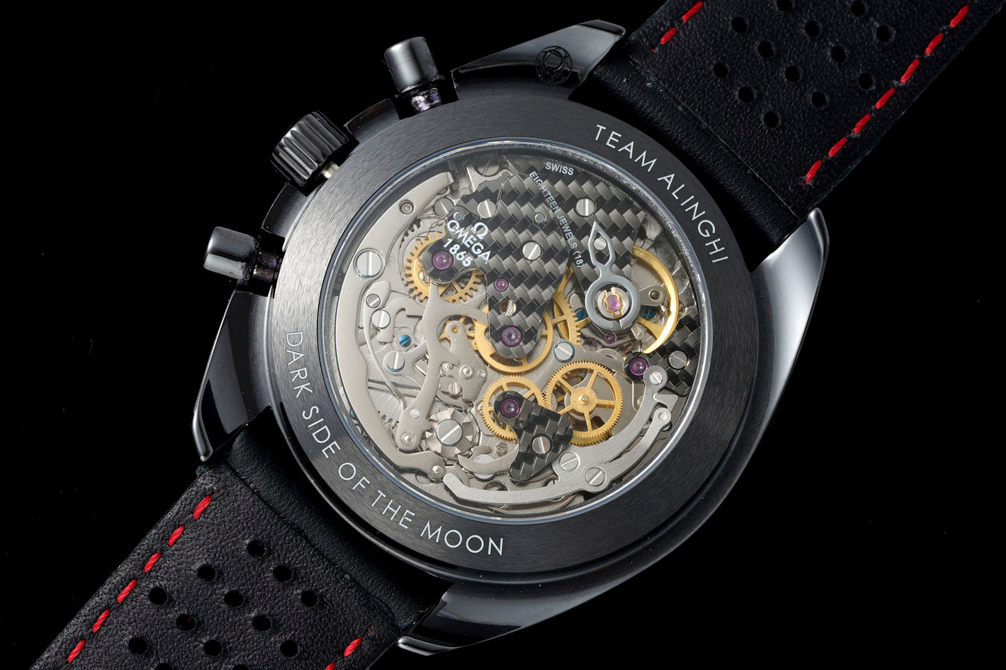 Omega Speedmaster Dark Side of the Moon Team Alinghi – Black Ceramic Luxury Chronograph