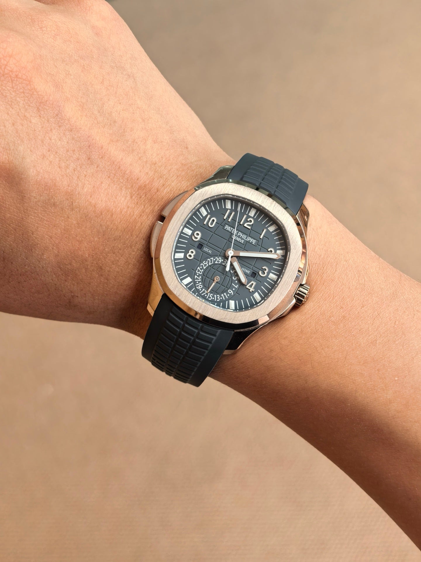 Patek Philippe Aquanaut Travel Time – Dual Time Luxury Sports Watch