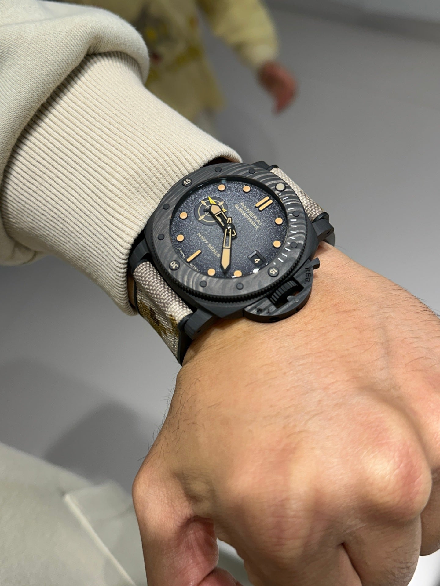 Panerai Submersible QuarantaQuattro GMT Navy SEALs – Carbotech Case, Military-Inspired Diver