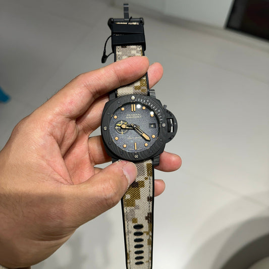Panerai Submersible QuarantaQuattro GMT Navy SEALs – Carbotech Case, Military-Inspired Diver