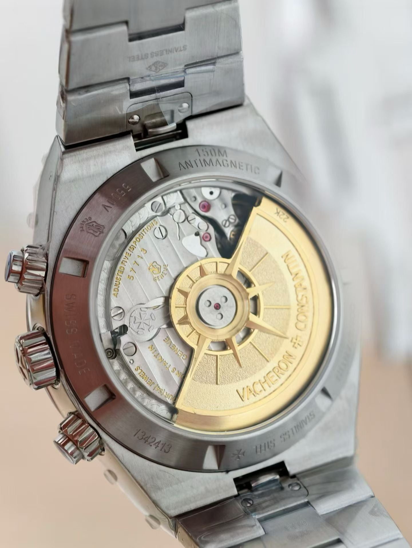 Vacheron Constantin Overseas Chronograph – Stainless Steel, Green Dial