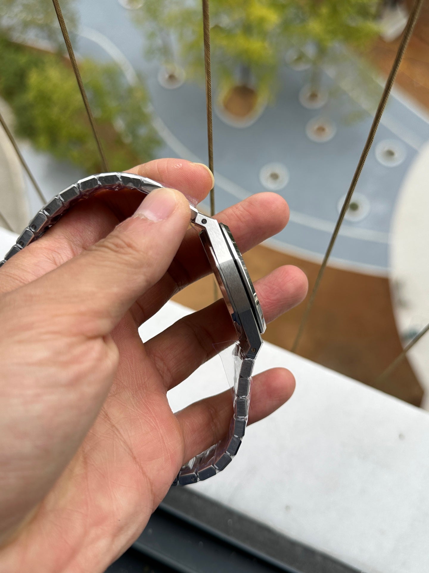 Audemars Piguet Royal Oak “Jumbo” Extra-Thin – Fully Iced Out Brilliant-Cut Diamond Watch