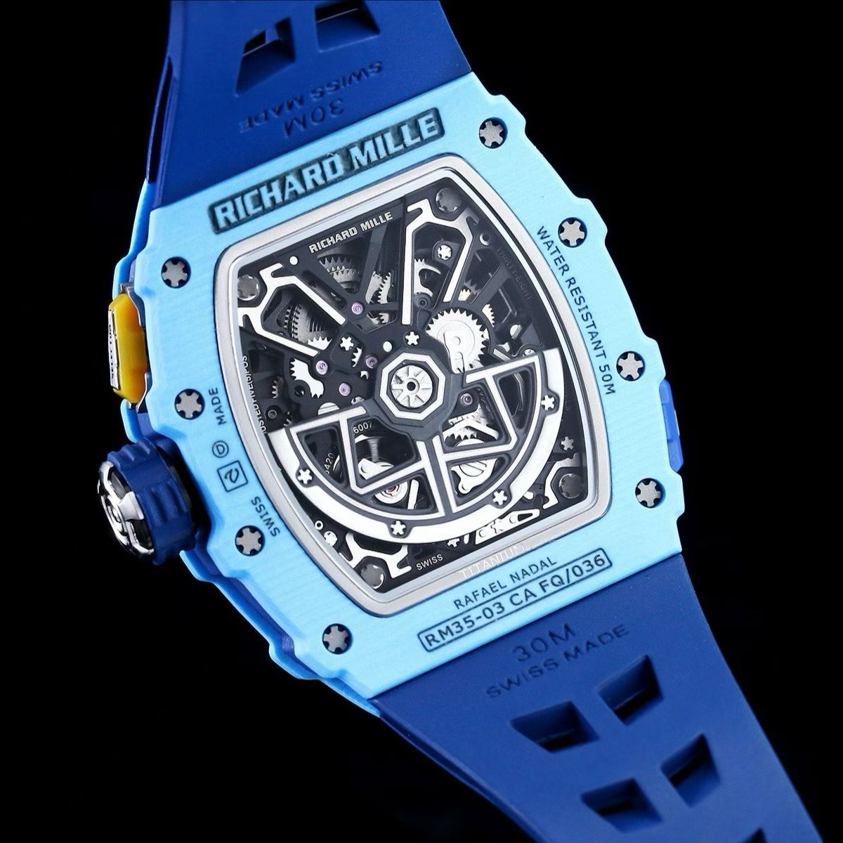 Richard Mille RM 35-03 Automatic Rafael Nadal – Pastel Blue Quartz TPT