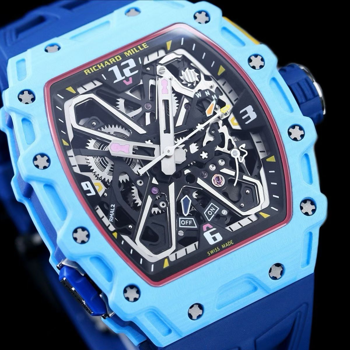 Richard Mille RM 35-03 Automatic Rafael Nadal – Pastel Blue Quartz TPT