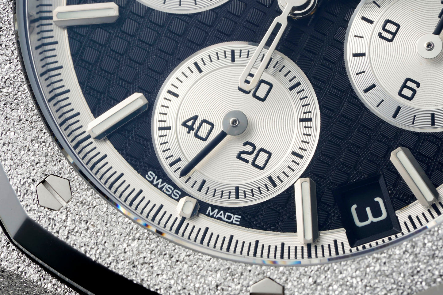 Audemars Piguet Royal Oak Chronograph – Frosted White Gold