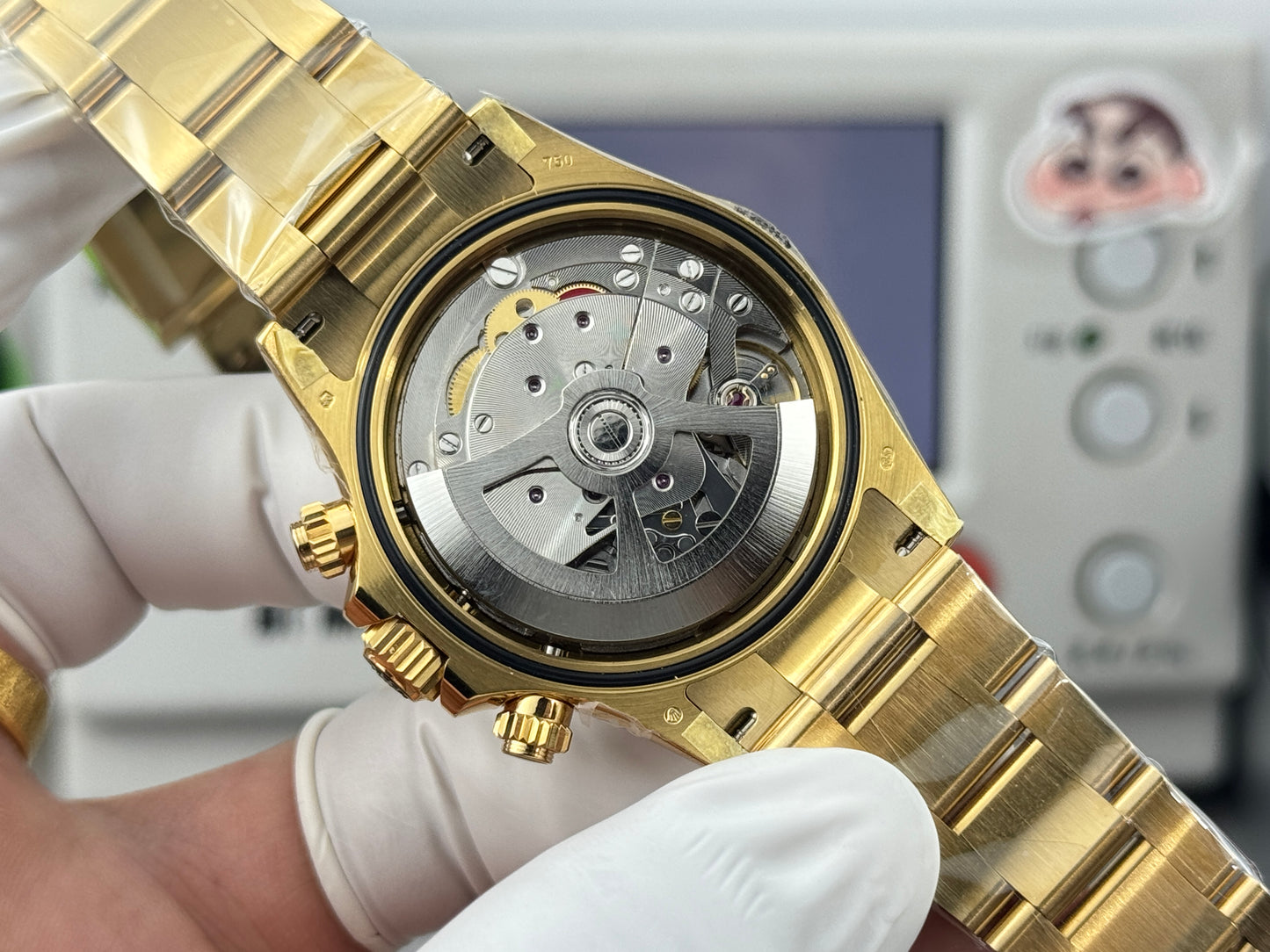 Rolex Cosmograph Daytona Yellow Gold Diamond Bezel 116568BR