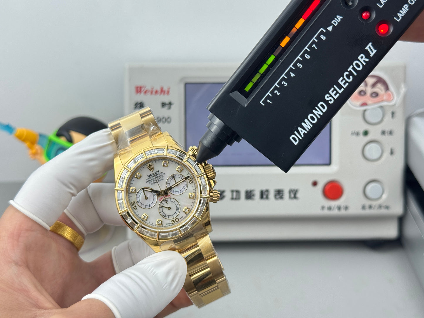 Rolex Cosmograph Daytona Yellow Gold Diamond Bezel 116568BR