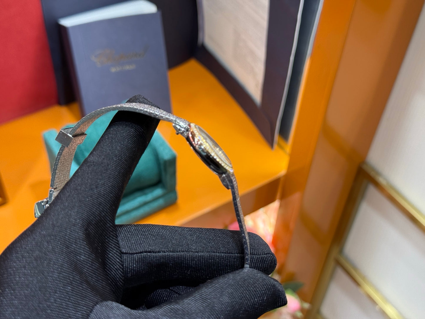 Dior La D de Dior Satine Watch in Steel & Yellow Gold with Mother-of-Pearl Dial