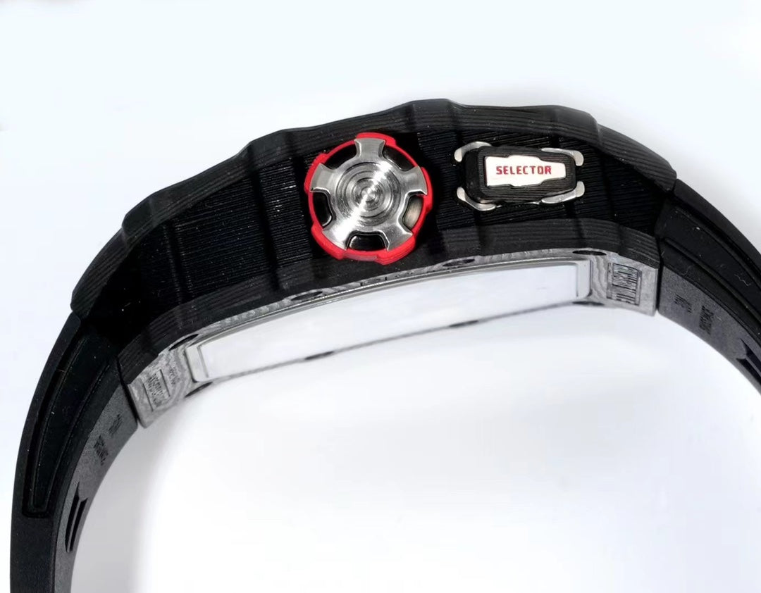 Richard Mille RM 35-03 Rafael Nadal – Automatic, Black Carbon TPT Case