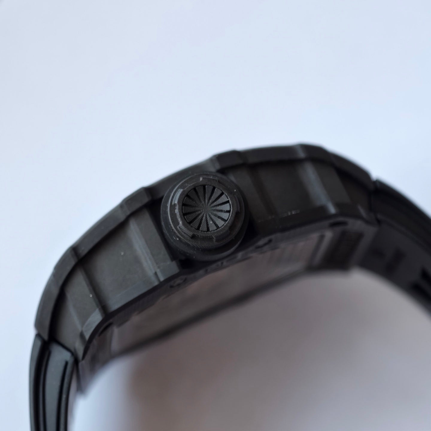 Richard Mille RM 35-02 Automatic Rafael Nadal Carbon TPT Watch with Black Rubber Strap