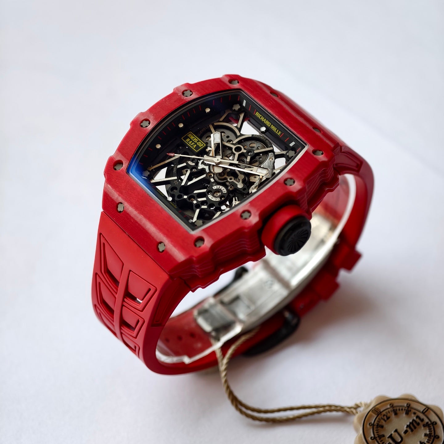 Richard Mille RM 35-02 Rafael Nadal Automatic Red Quartz TPT Watch
