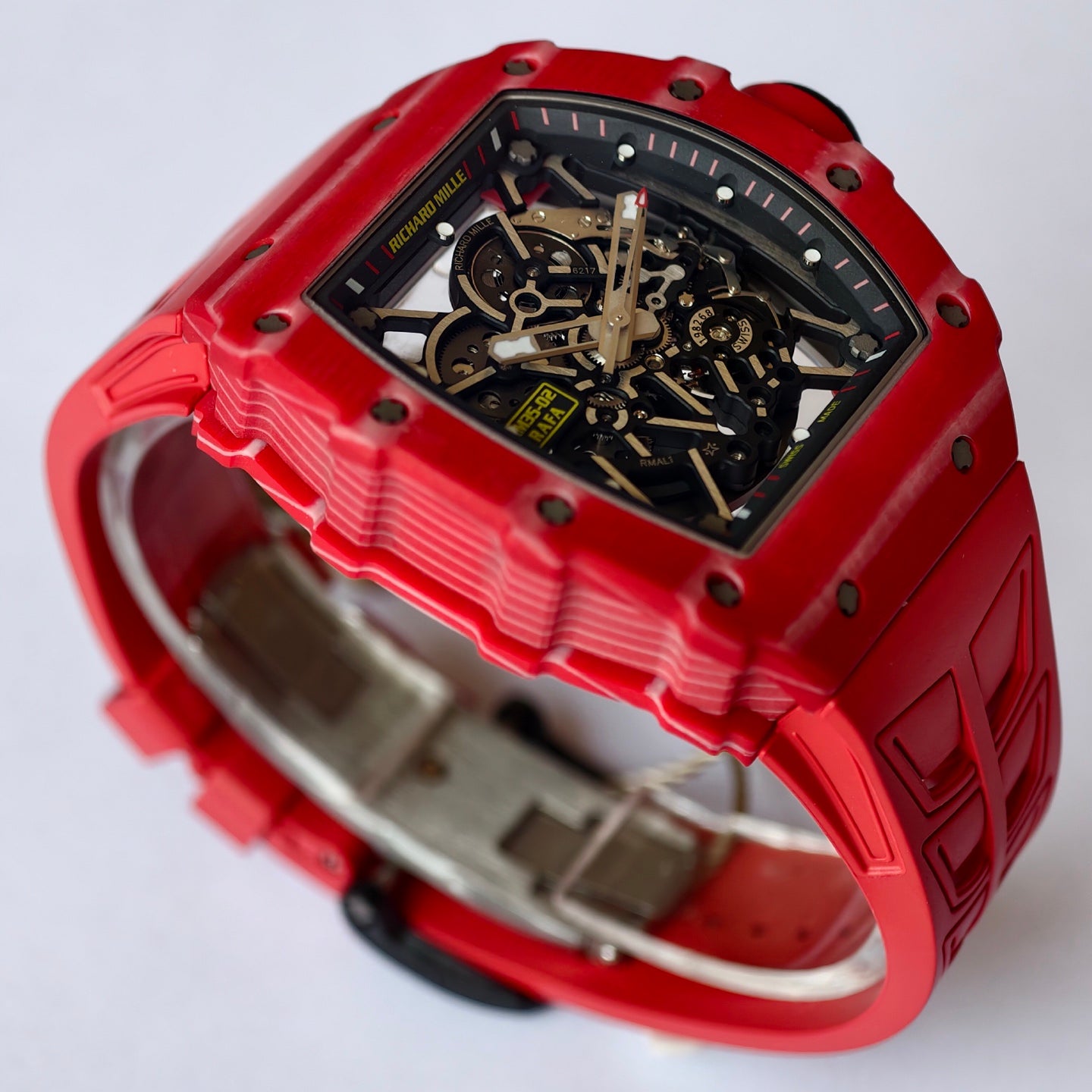 Richard Mille RM 35-02 Rafael Nadal Automatic Red Quartz TPT Watch