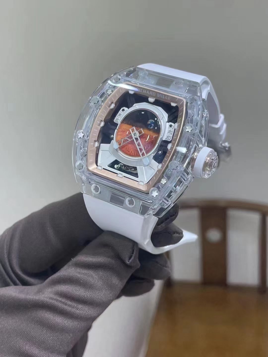 Richard Mille RM 52-05 Tourbillon Pharrell Williams with Full Sapphire Case
