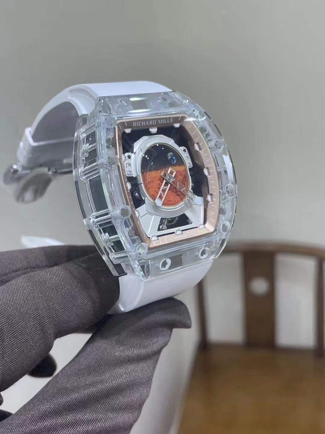 Richard Mille RM 52-05 Tourbillon Pharrell Williams with Full Sapphire Case