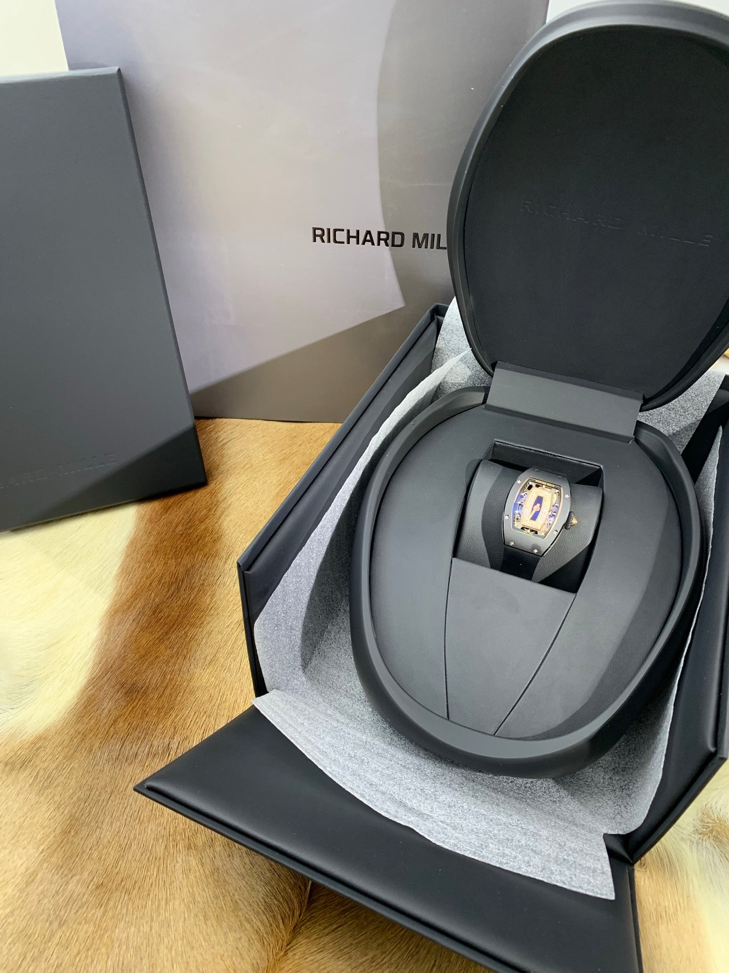 Richard Mille RM 07-01 Black Ceramic Automatic Diamond Watch