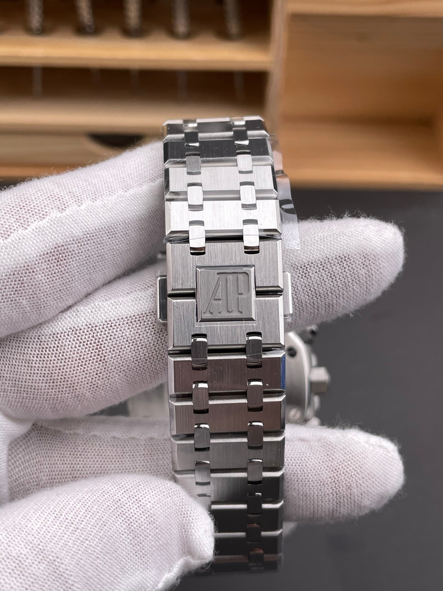 Audemars Piguet Royal Oak Chronograph 41mm Blue Dial Stainless Steel Watch