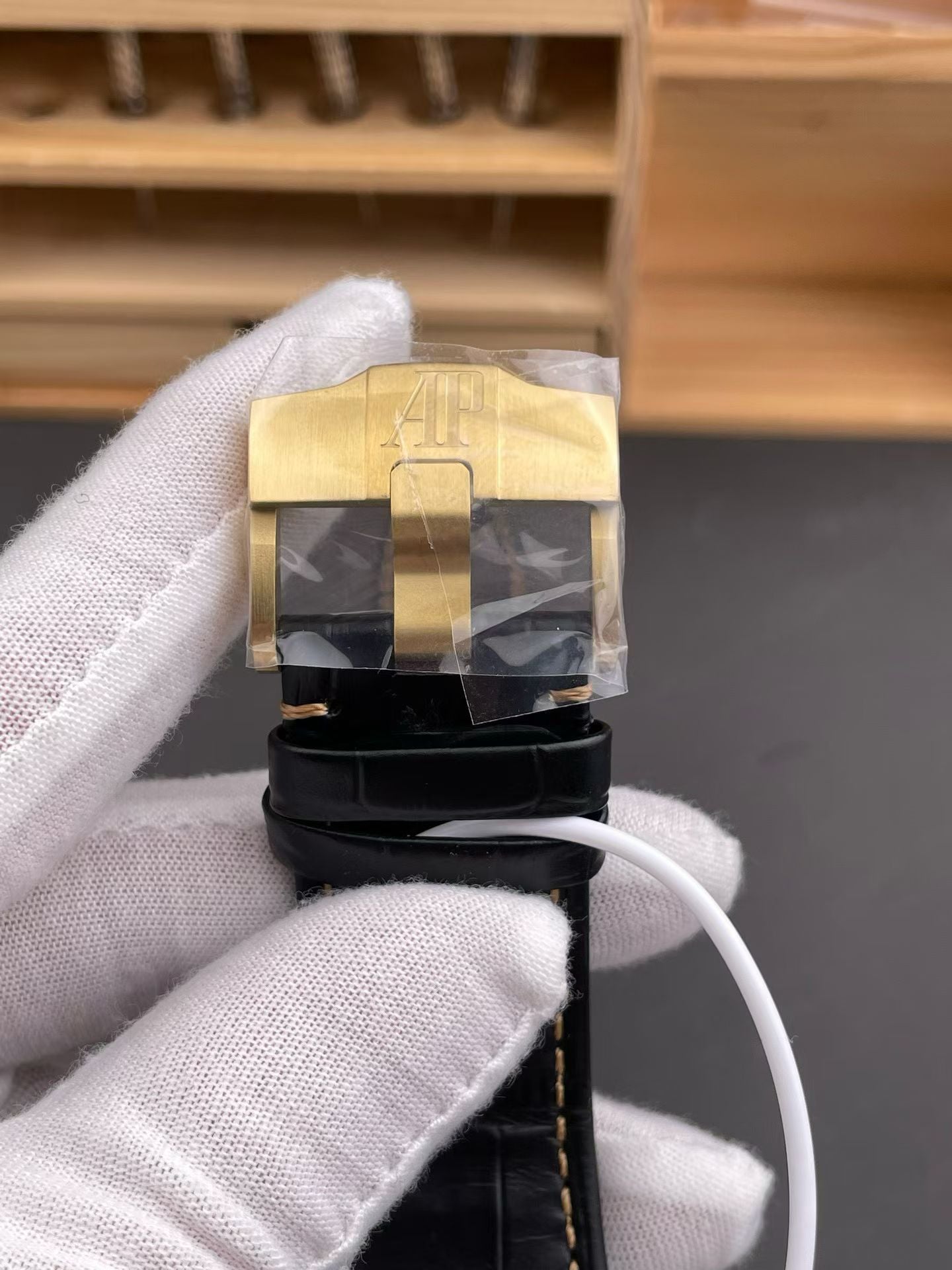 Audemars Piguet Royal Oak Offshore Chronograph in Black & Gold Tones