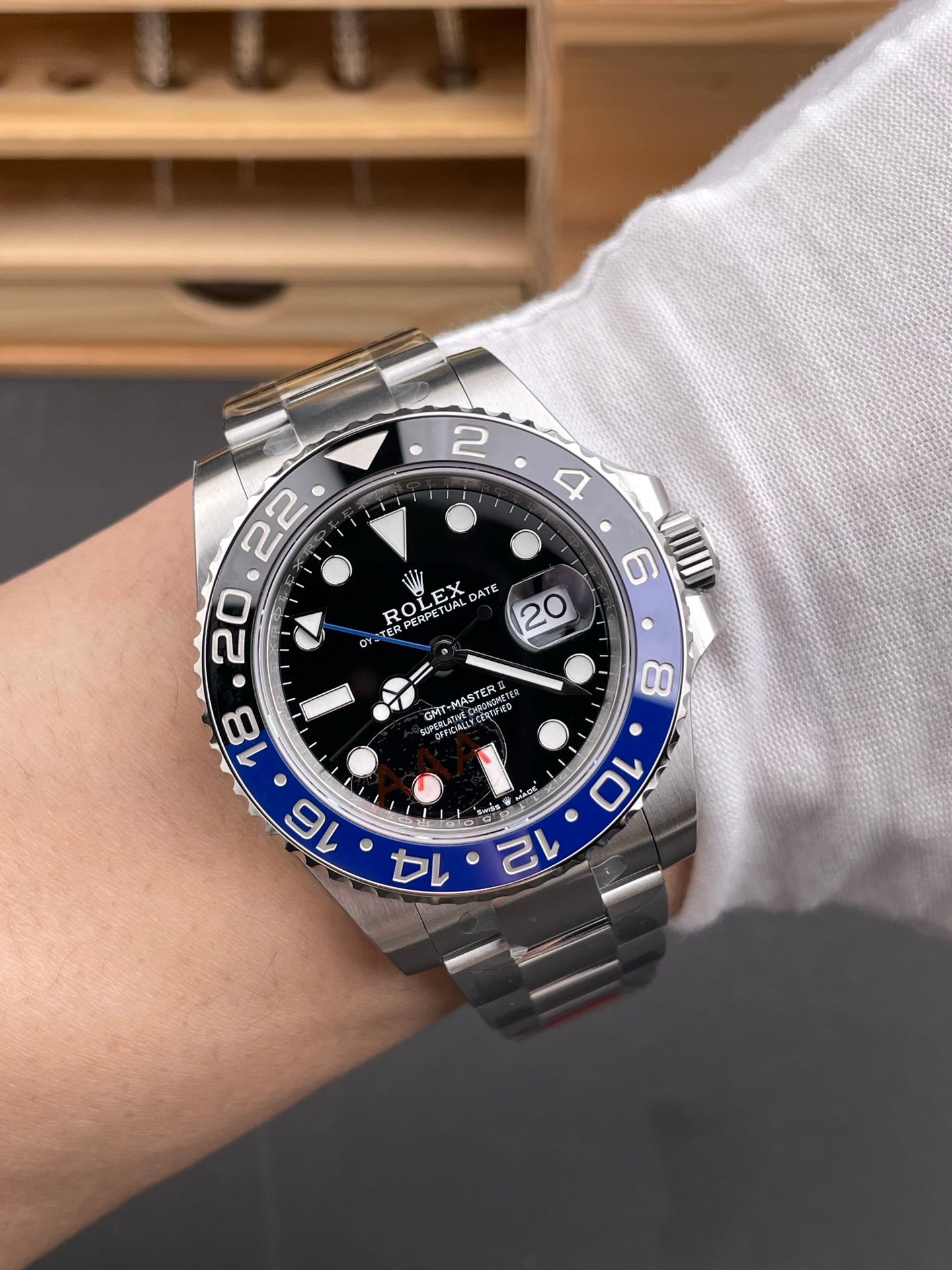 Rolex GMT-Master II 126710BLNR “Batman” Oyster Bracelet Watch
