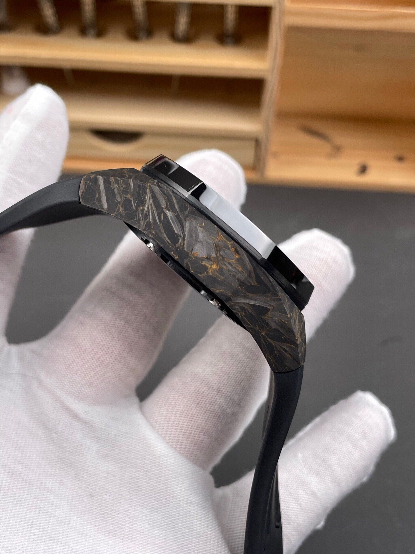 Audemars Piguet Royal Oak Concept Flying Tourbillon Carbon Case with Black Ceramic Bezel