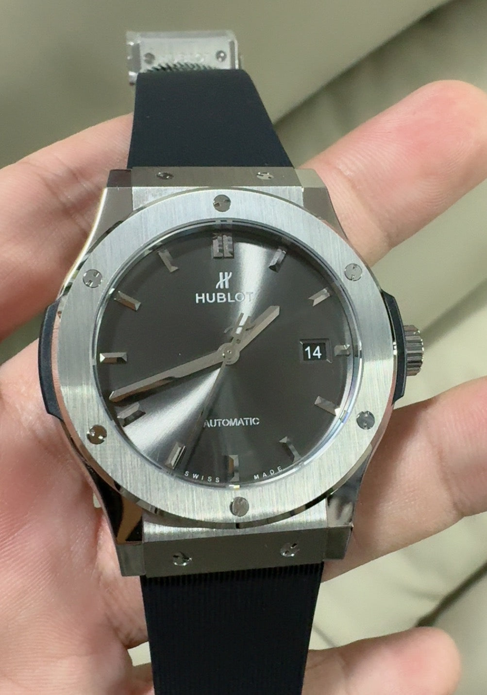 Hublot Classic Fusion Racing Grey Titanium Watch