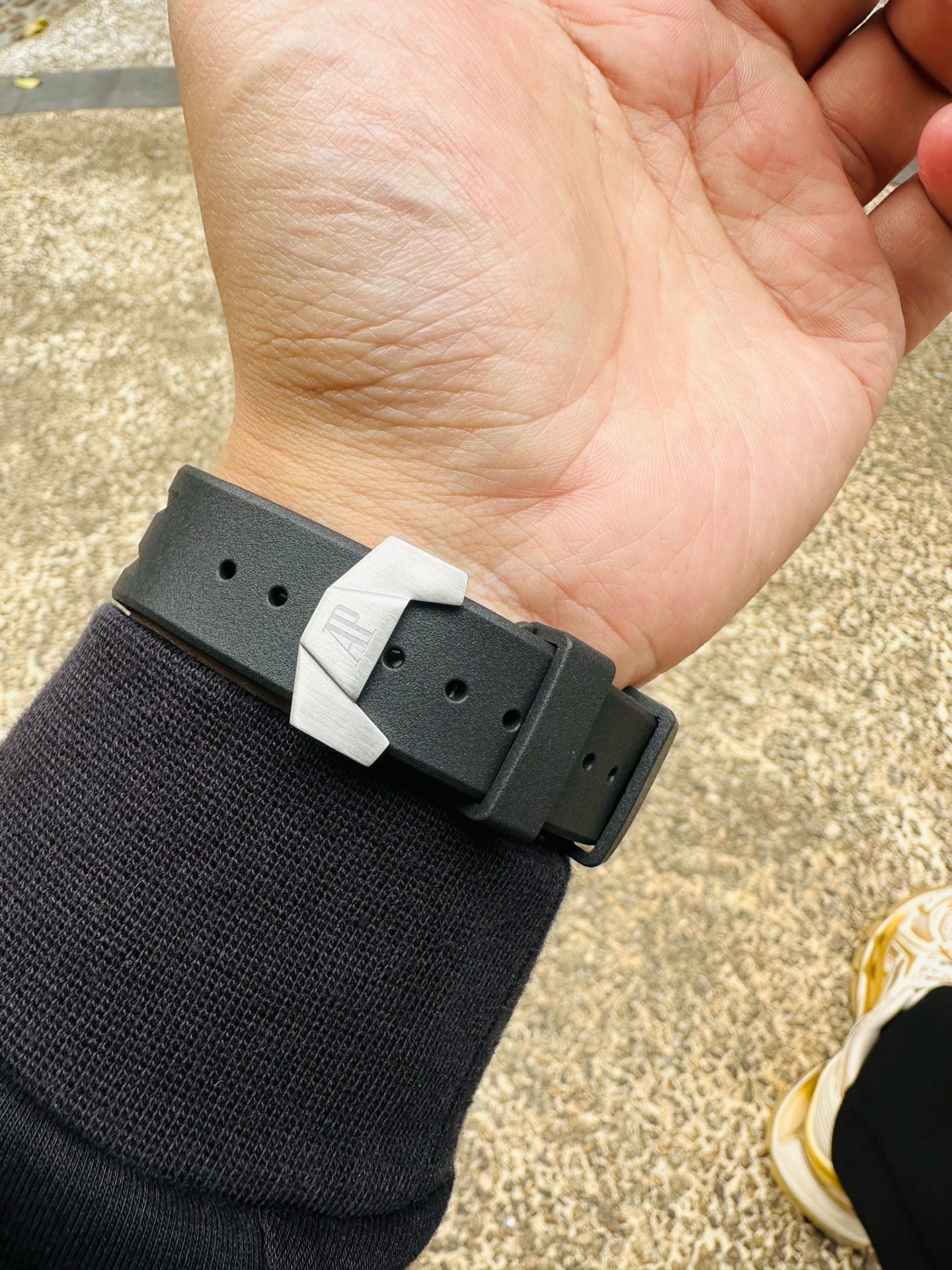 Audemars Piguet Royal Oak Frosted Pink Gold Rainbow Sapphire Watch