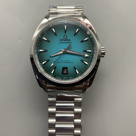 Omega Seamaster Aqua Terra 150M Turquoise Dial Stainless Steel Watch