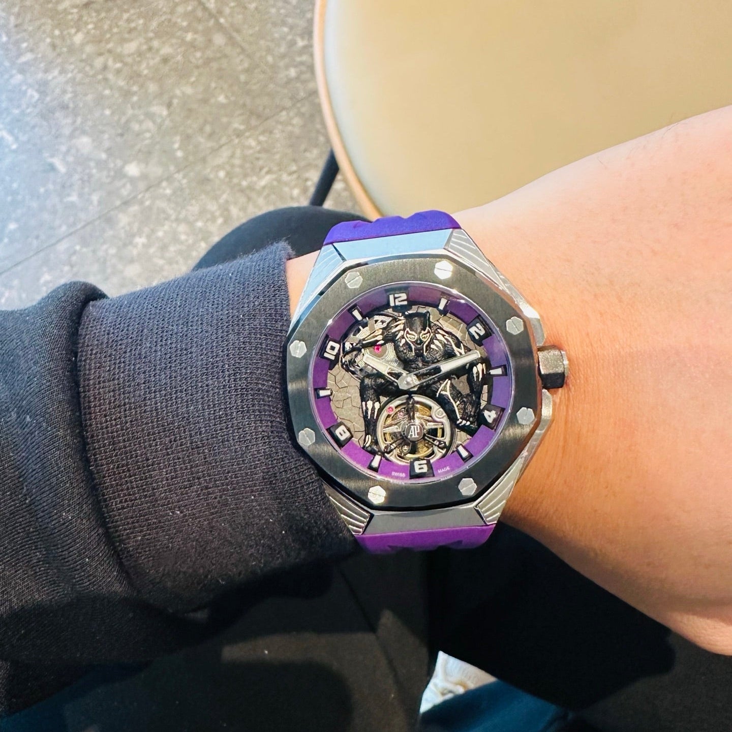 Audemars Piguet Royal Oak Concept Black Panther Flying Tourbillon Watch