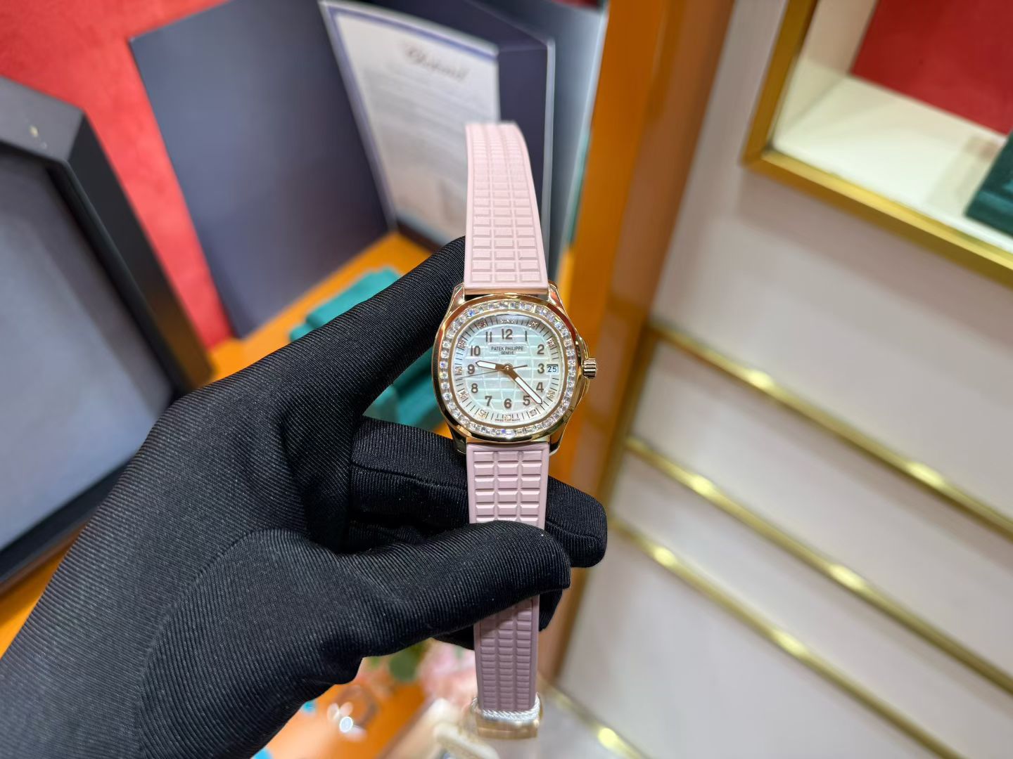 Patek Philippe Aquanaut Luce 5072R-001 Rose Gold Joaillerie Watch