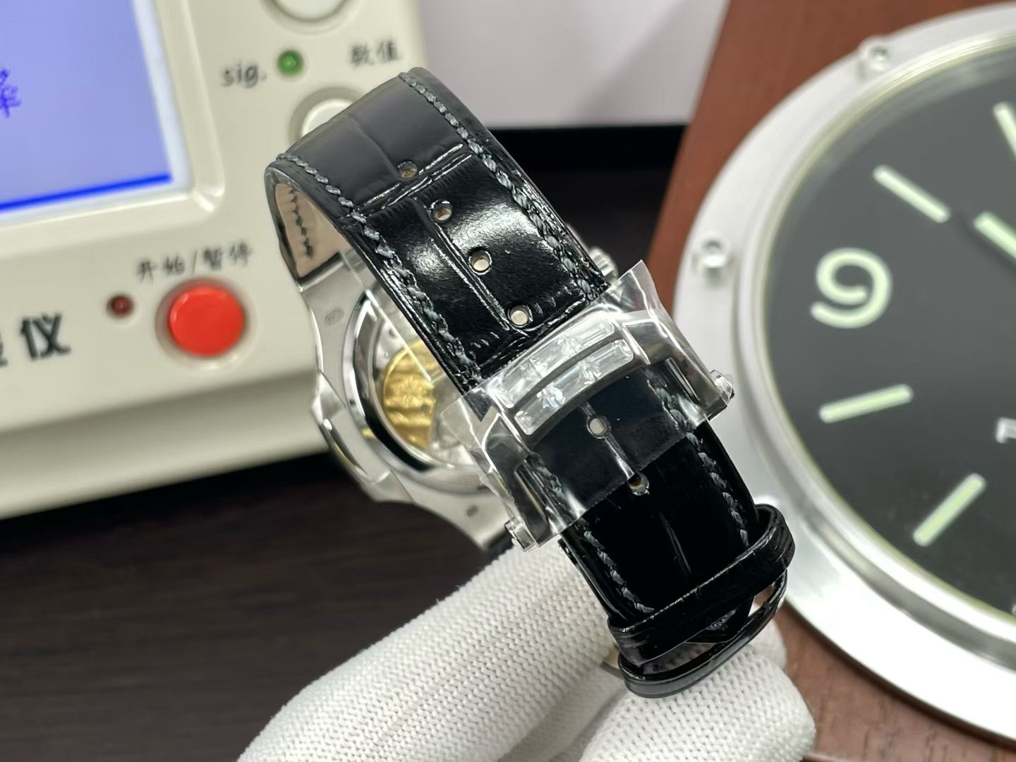 Patek Philippe Nautilus 5724G-001 White Gold Diamond Bezel Watch