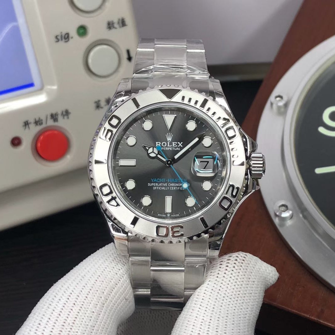 Rolex Yacht-Master 40 – Rhodium Dial with Oystersteel & Platinum Rolesium Bracelet