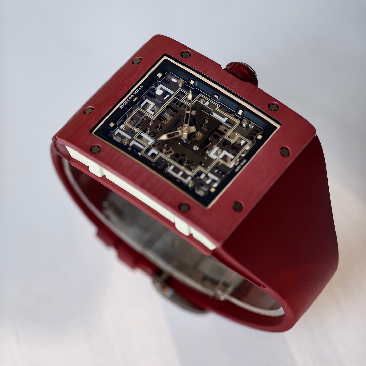 Richard Mille RM 16-02 Automatic Extraflat – Terracotta Quartz TPT Rectangular Case & Skeleton Dial
