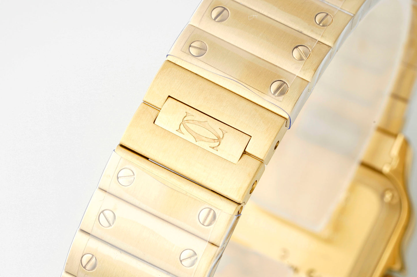 Cartier Santos de Cartier Watch – 18K Yellow Gold Square Case with Signature Screws