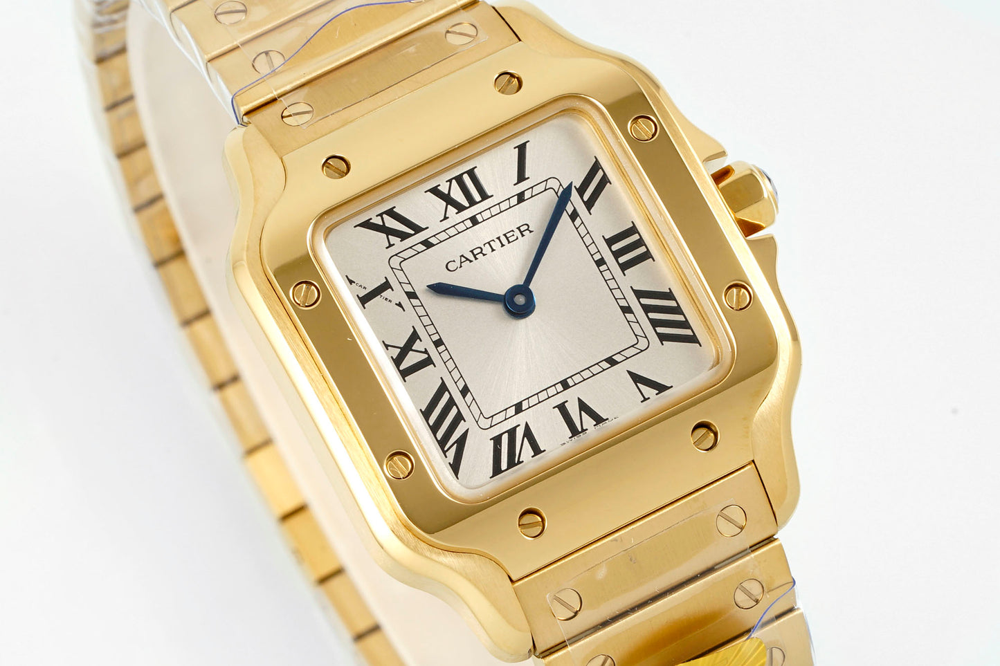 Cartier Santos de Cartier Watch – 18K Yellow Gold Square Case with Signature Screws
