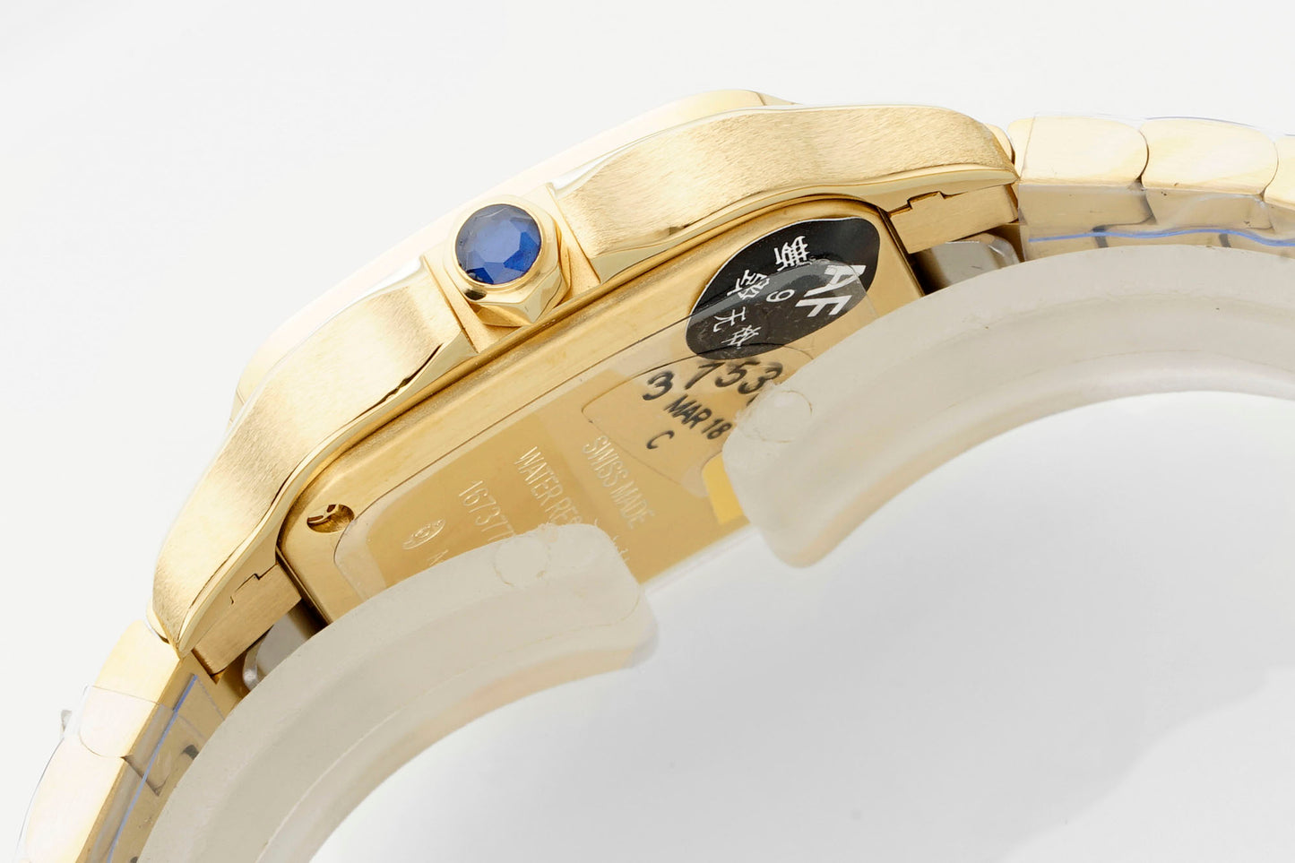 Cartier Santos de Cartier Watch – 18K Yellow Gold Square Case with Signature Screws