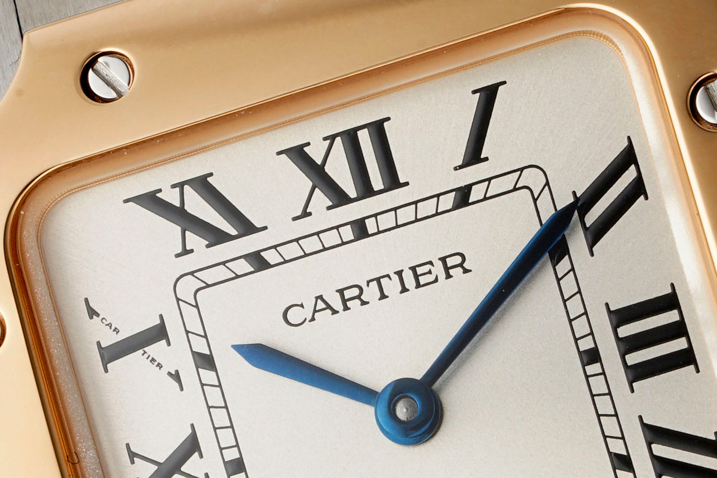 Cartier Santos de Cartier Watch – Steel Case with Yellow Gold Bezel & Bracelet