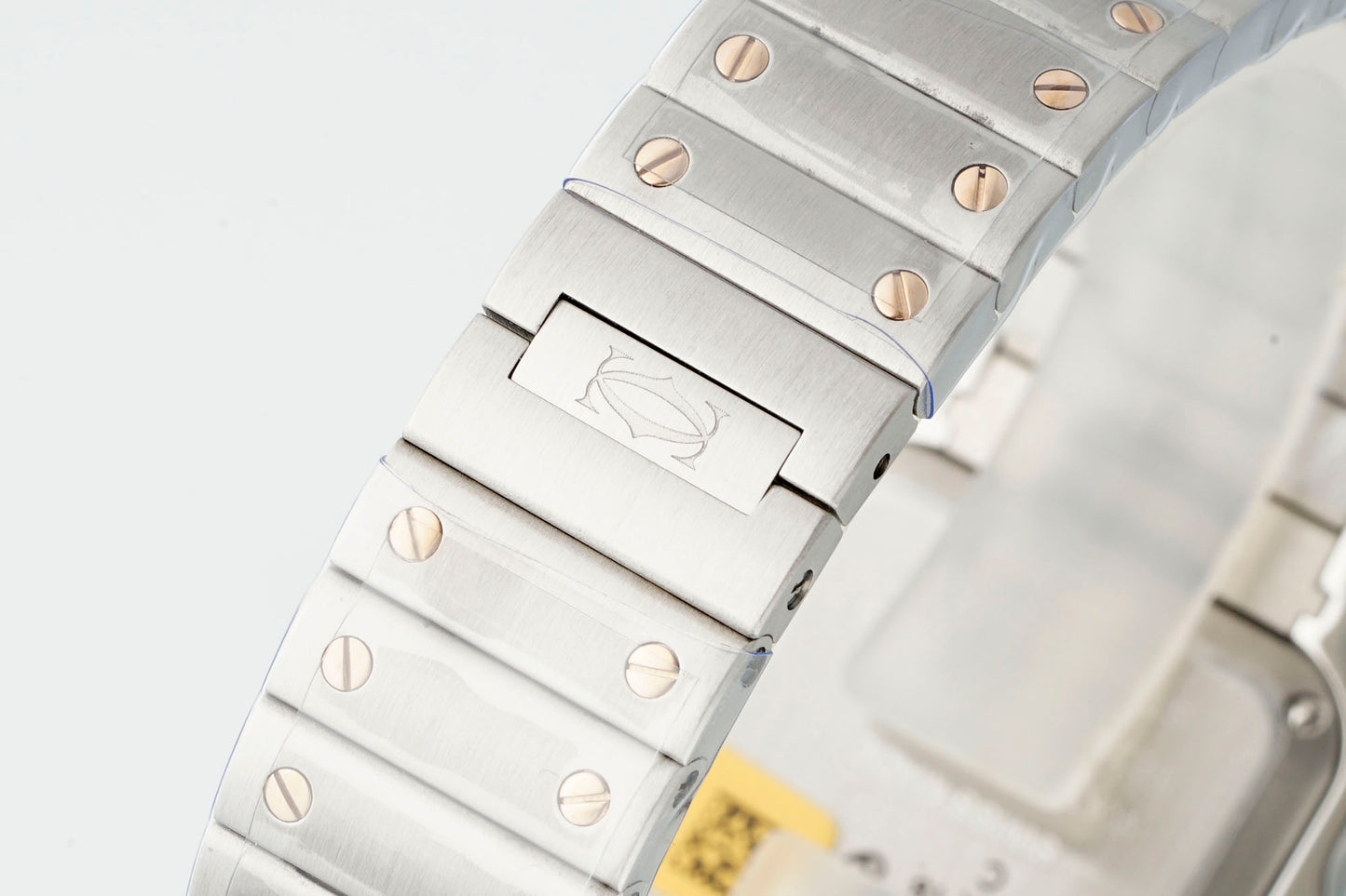 Cartier Santos de Cartier Watch – Steel Case with Yellow Gold Bezel & Bracelet