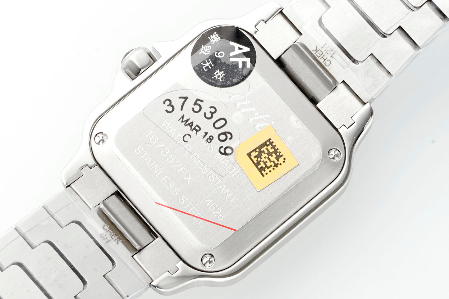 Santos de Cartier Two-Tone Watch – Steel Case with Yellow Gold Bezel & Bracelet