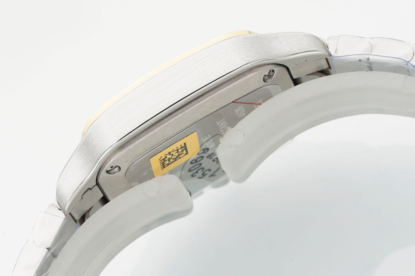 Santos de Cartier Two-Tone Watch – Steel Case with Yellow Gold Bezel & Bracelet