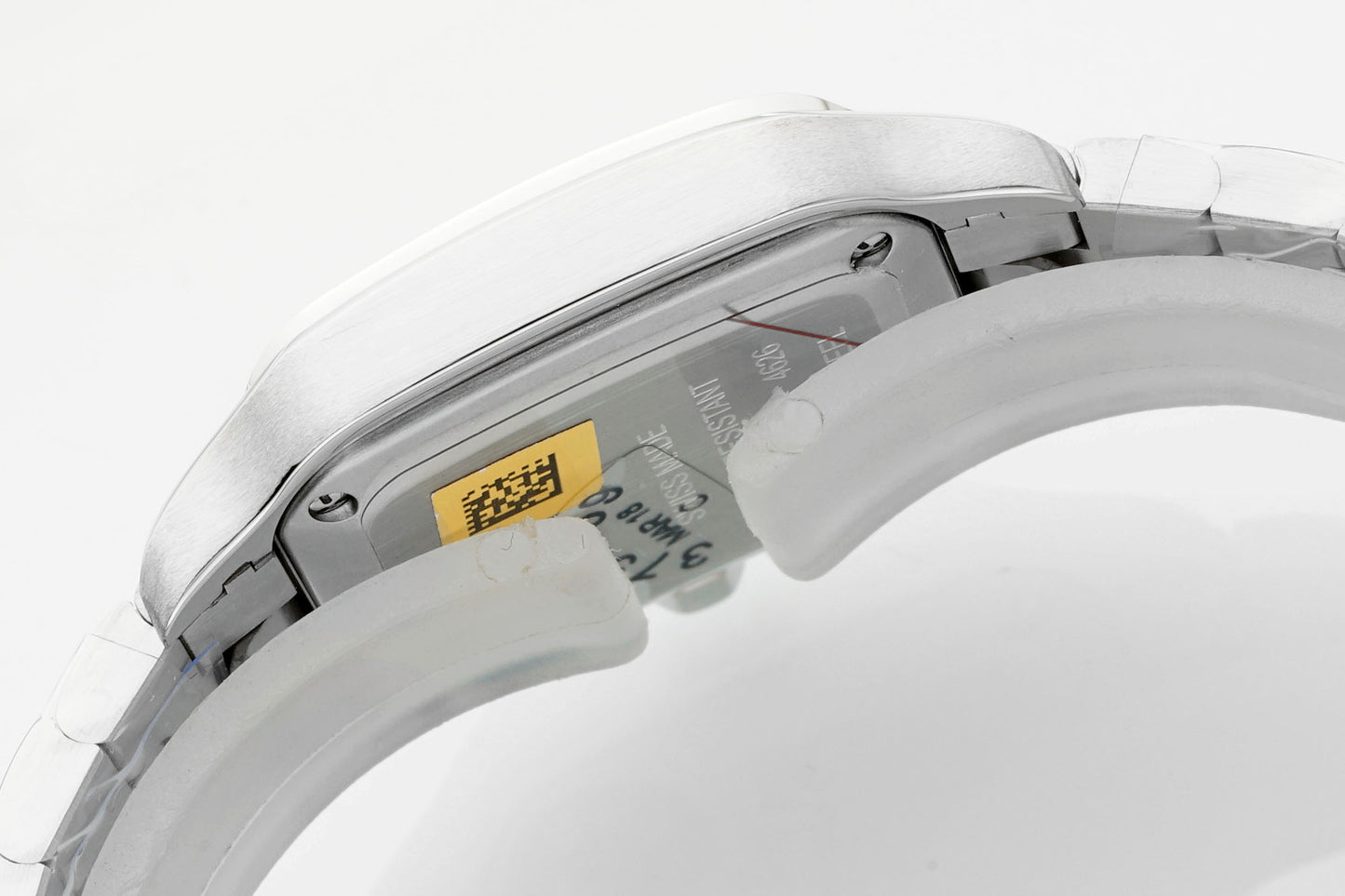 Cartier Santos de Cartier WSSA0082 – Stainless Steel Watch with Silver Dial & Blue Hands