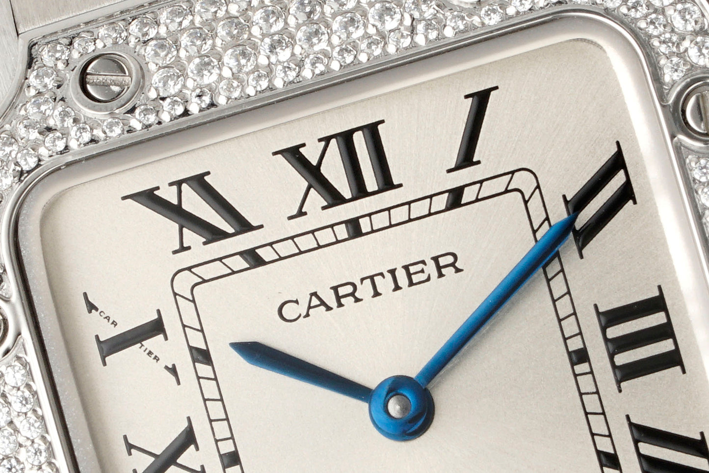 Cartier Santos de Cartier Medium W4SA0005 – Stainless Steel Diamond-Set Case