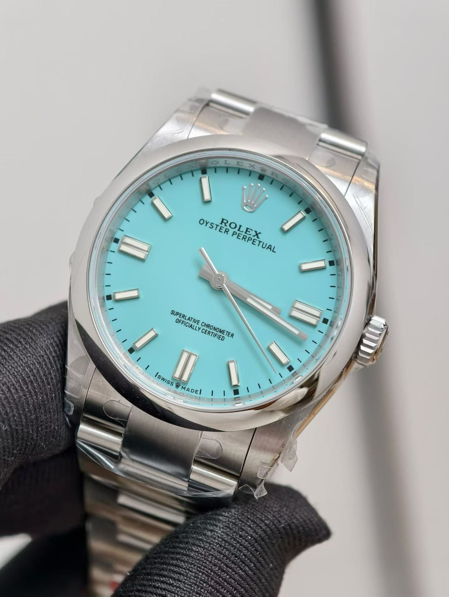 Rolex Oyster Perpetual 36 Turquoise Tiffany Dial