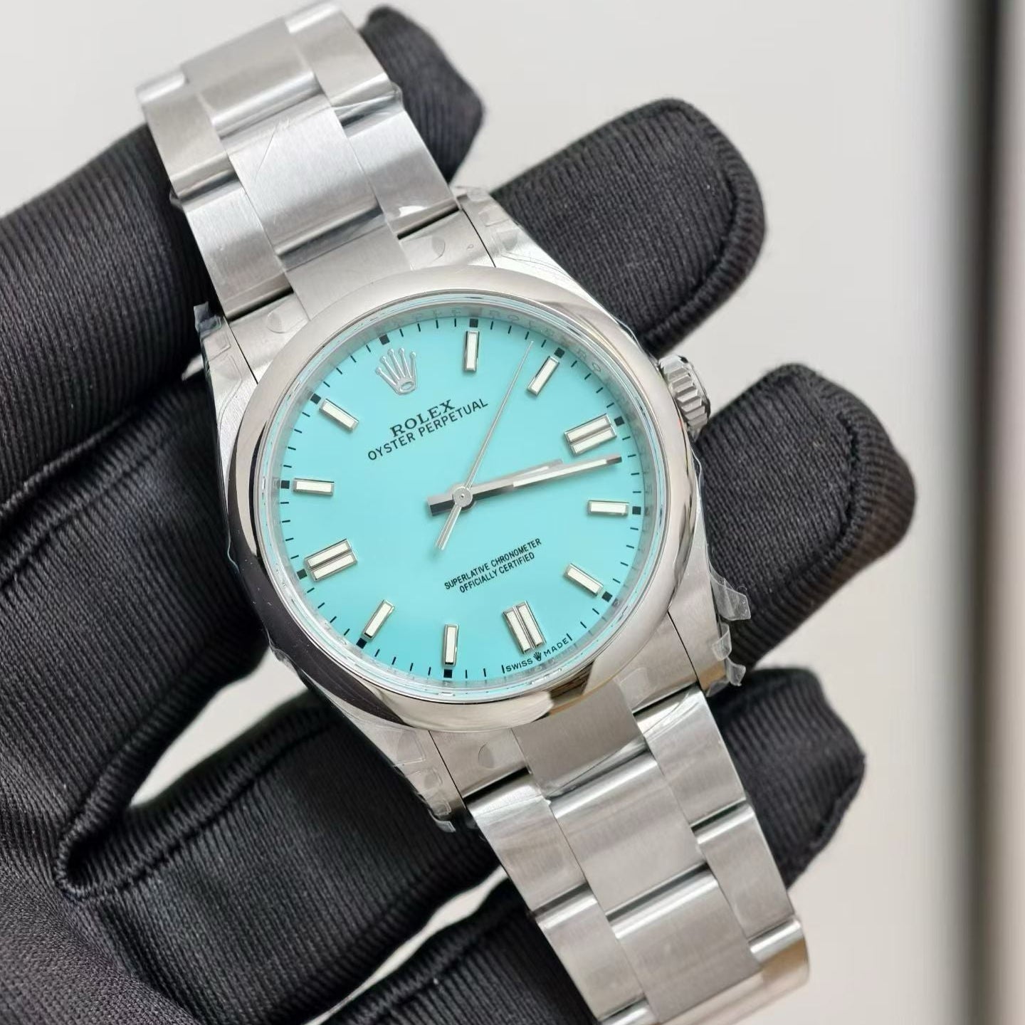 Rolex Oyster Perpetual 36 Turquoise Tiffany Dial