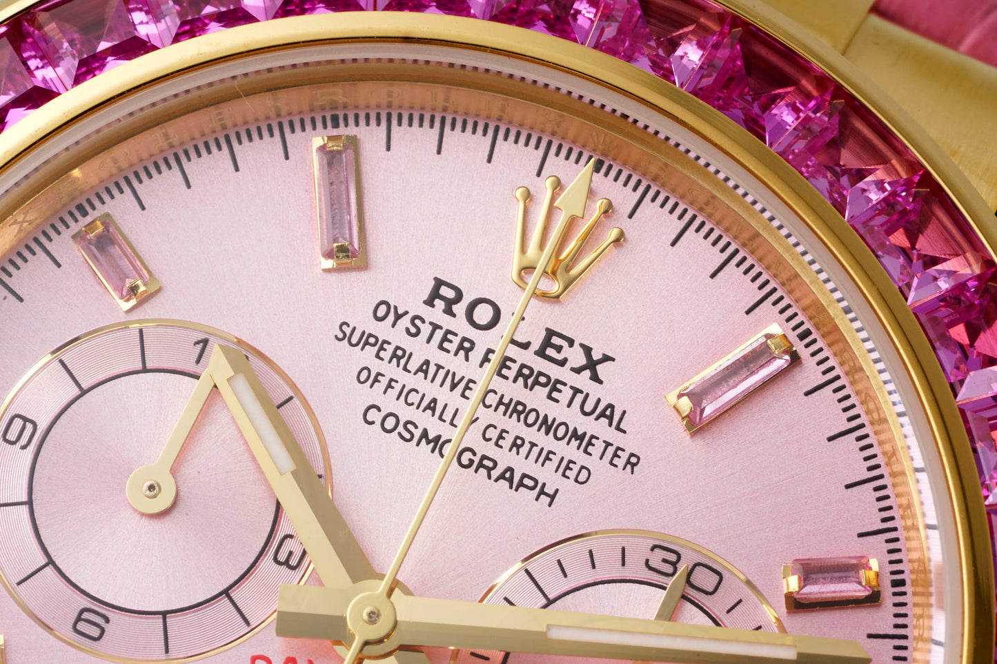 Rolex Cosmograph Daytona “Barbie” Pink Sapphire Bezel