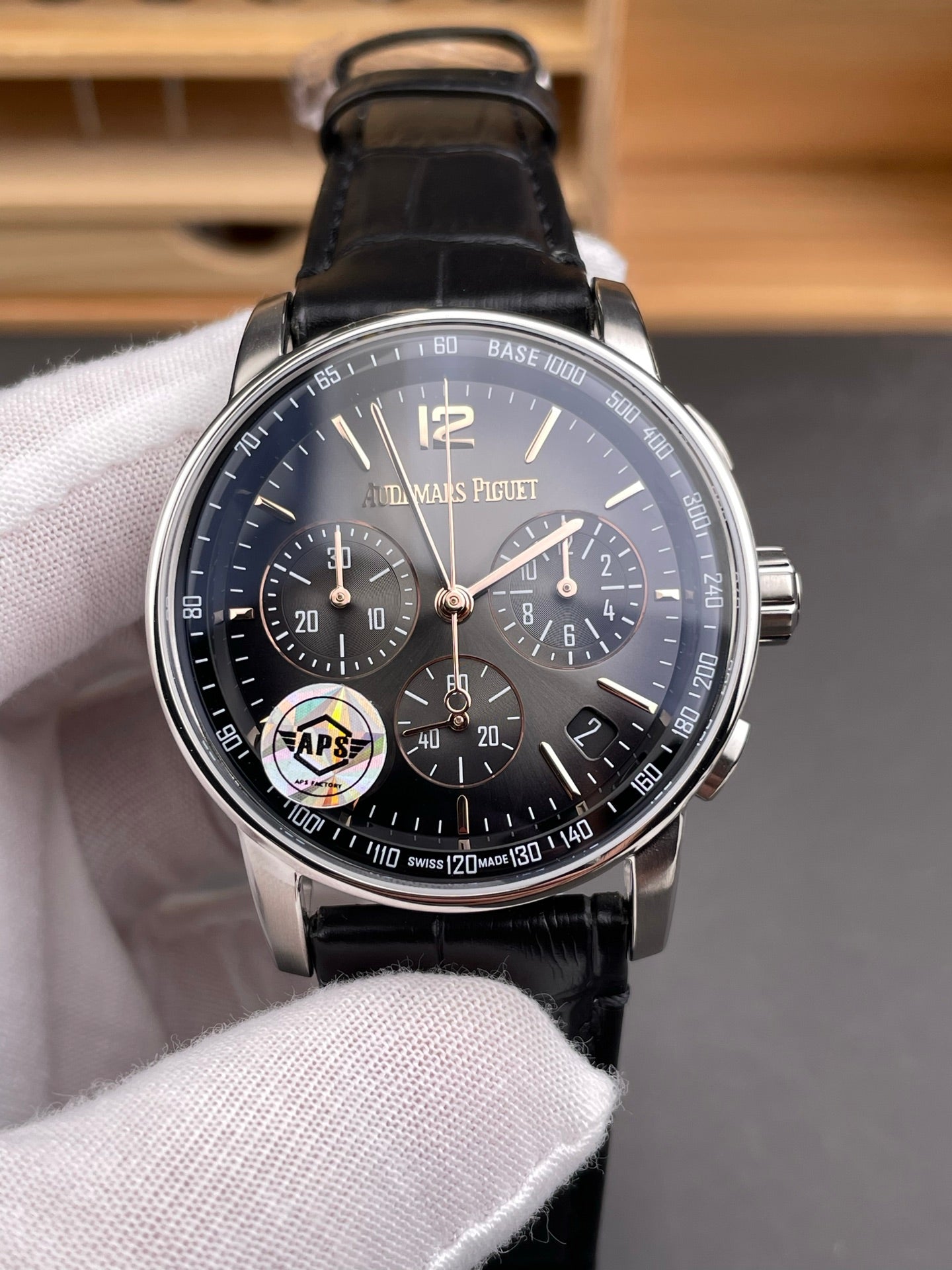 Audemars Piguet Code 11.59 Chronograph – White Gold with Black Dial