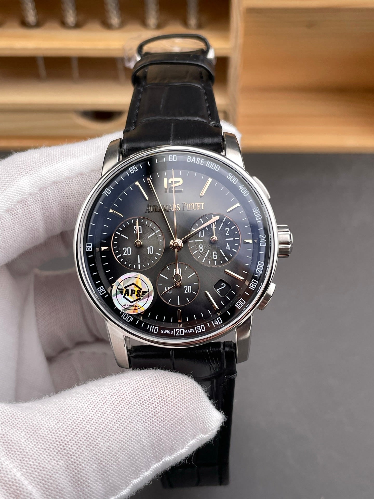 Audemars Piguet Code 11.59 Chronograph – White Gold with Black Dial