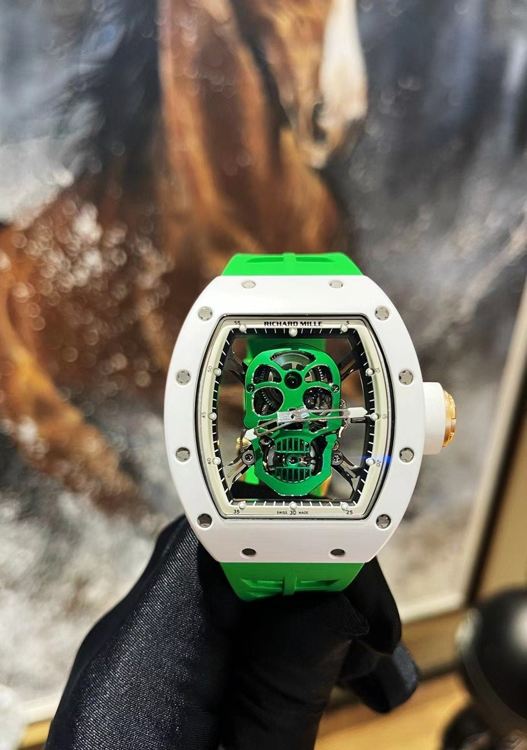 Richard Mille RM 52-01 Skull Tourbillon – Rare Luxury Watch
